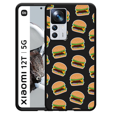 Cazy Hoesje Zwart geschikt voor Xiaomi 12T/12T Pro - Burgers