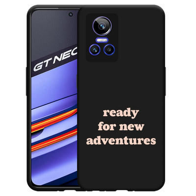 Cazy Hoesje Zwart geschikt voor Realme GT Neo3 New Adventures