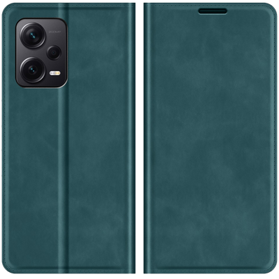 Cazy Wallet Magnetic Hoesje geschikt voor Xiaomi Redmi Note 12 Pro+ 5G - Groen