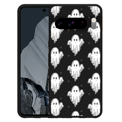 Cazy Hoesje Zwart geschikt voor Google Pixel 8 Pro Spookjes