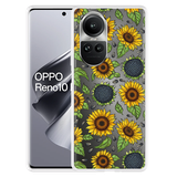 Hoesje geschikt voor Oppo Reno10 Pro 5G Sunflowers