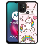 Hardcase hoesje geschikt voor Motorola Moto G10 - Unicorn Time