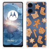 Hoesje geschikt voor Motorola Moto G04/G04s/G24/G24 Power Christmas Cookies