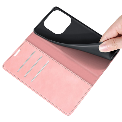 Cazy Wallet Magnetic Hoesje geschikt voor iPhone 13 Pro - Roze