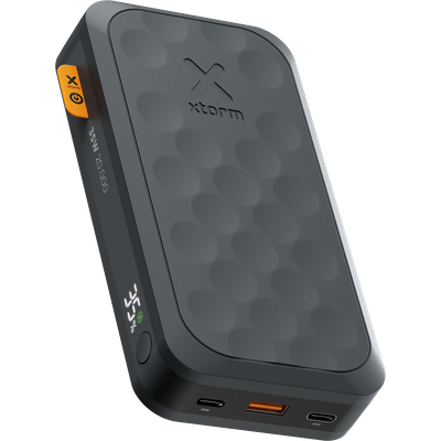 Xtorm 35W Fuel Series 5 Powerbank 20.000mAh - Zwart + Xtorm 35W GaN2-Ultra Lader + Essential USB-C PD Kabel