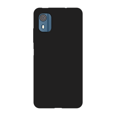 Just in Case Nokia C02 - Soft TPU Case with Necklace Strap - Black