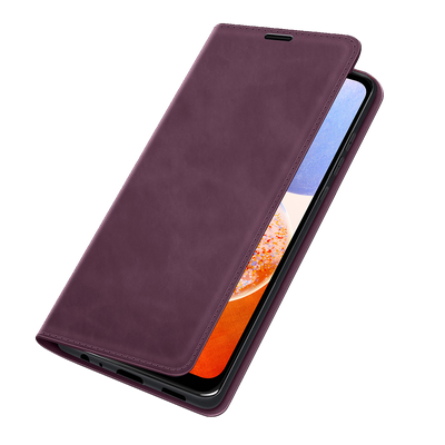Cazy Wallet Magnetic Hoesje geschikt voor Samsung Galaxy A14 4G/5G - Paars