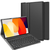Hoes met Toetsenbord QWERTZ - geschikt voor Xiaomi Redmi Pad SE - Zwart