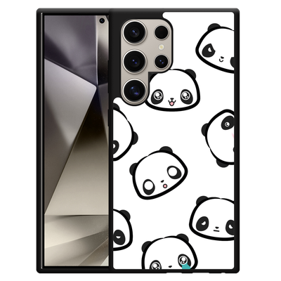Cazy Hardcase Hoesje geschikt voor Samsung Galaxy S24 Ultra Panda Emotions