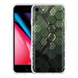 Hoesje geschikt voor iPhone 8 - Snakeskin Honeycomb