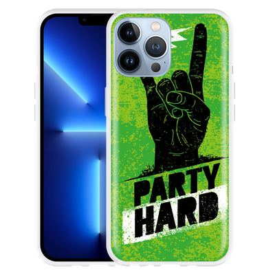 Cazy Hoesje geschikt voor iPhone 13 Pro Max - Party Hard