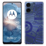 Hoesje geschikt voor Motorola Moto G04/G04s/G24/G24 Power Paspoort Stempels