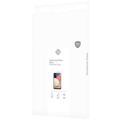 Cazy Tempered Glass Screen Protector geschikt voor Samsung Galaxy A02s - Transparant