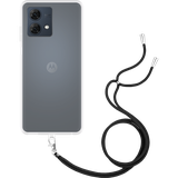 TPU Hoesje met Koord geschikt voor Motorola Moto G84 5G - Transparant