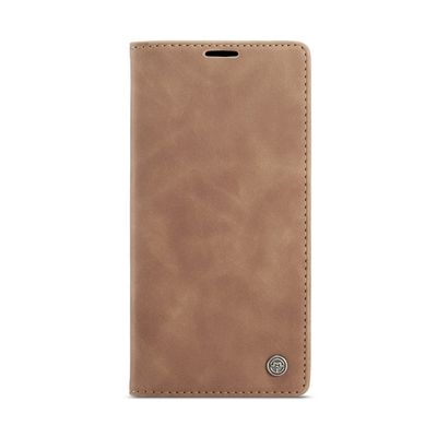 CASEME iPhone 14 Retro Wallet Case - Brown