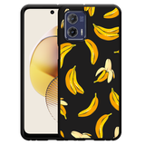 Hoesje Zwart geschikt voor Motorola Moto G73 Banana