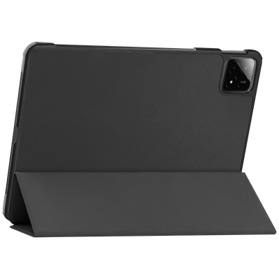 Cazy Hoes geschikt voor Xiaomi Pad 6S Pro 12.4 - TriFold Tablet Smart Cover - Zwart