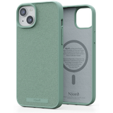 Njord Collections Fabric Hoesje geschikt voor iPhone 15 Plus - Premium Stof - 100% gerecycled materiaal - Turquoise