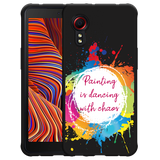 Hoesje Zwart geschikt voor Samsung Galaxy Xcover 5 - Painting