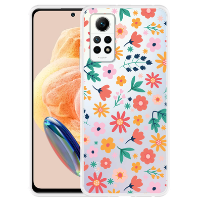 Cazy Hoesje geschikt voor Xiaomi Redmi Note 12 Pro 4G Always have flowers