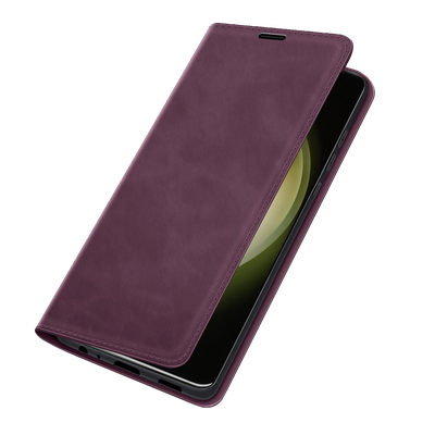 Cazy Wallet Magnetic Hoesje geschikt voor Samsung Galaxy S23+ - Paars