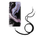 Hoesje met Koord geschikt voor iPhone SE 2022 - Liquid Marble