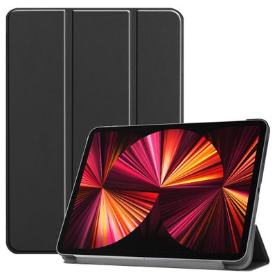 Cazy Hoes geschikt voor iPad Pro 11 2020 (2nd Gen) - TriFold Tablet Smart Cover - Zwart