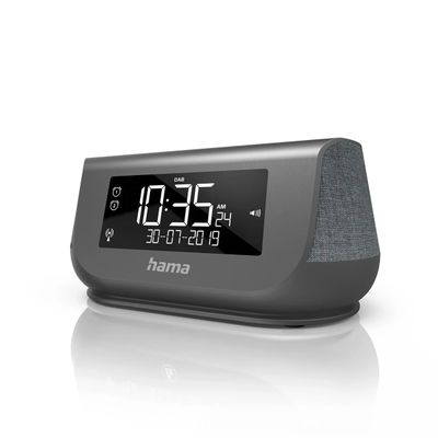Hama DR36SBT Digitale Radio - DAB/DAB+/FM/Bluetooth - Klokradio en Display - Zwart