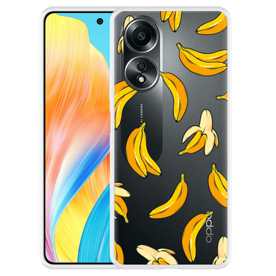 Cazy Hoesje geschikt voor Oppo A58 4G Banana