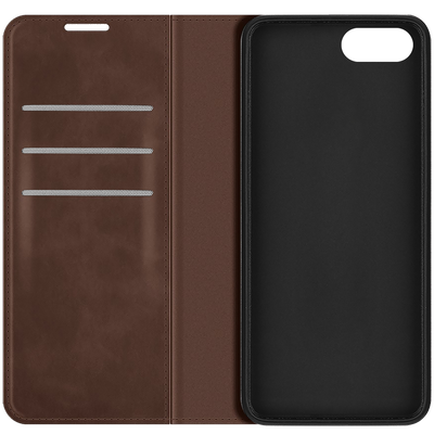 Cazy Wallet Magnetic Hoesje geschikt voor iPhone 7/8/SE 2020/2022 - Bruin