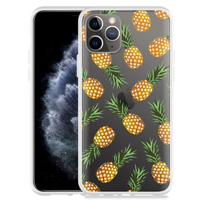Cazy Hoesje geschikt voor iPhone 11 Pro - Ananas