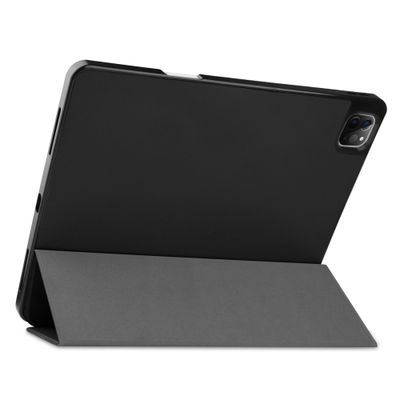 Cazy TriFold Hoes met Penhouder geschikt voor iPad Pro 12.9 2022 (6th Gen)/iPad Pro 12.9 2021 (5th Gen) - Zwart