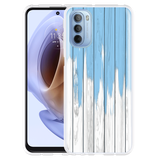 Hoesje geschikt voor Motorola Moto G41 - Dripping Blue Paint