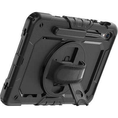 Just in Case Samsung Galaxy Tab S9 / S9 FE - Shockproof Rotating 360 Case - Black