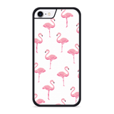 Hardcase hoesje geschikt voor iPhone 8 - Flamingo