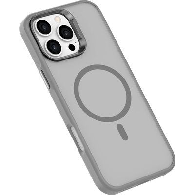 Cazy Hoesje geschikt voor iPhone 16 Pro Max - Military Grade - geschikt voor Magsafe - Grijs