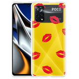 Hoesje geschikt voor Poco X4 Pro - Red Kisses