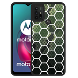 Hardcase hoesje geschikt voor Motorola Moto G10 - Snakeskin Honeycomb