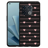 Hoesje Zwart geschikt voor OnePlus 10 Pro - Pink Love