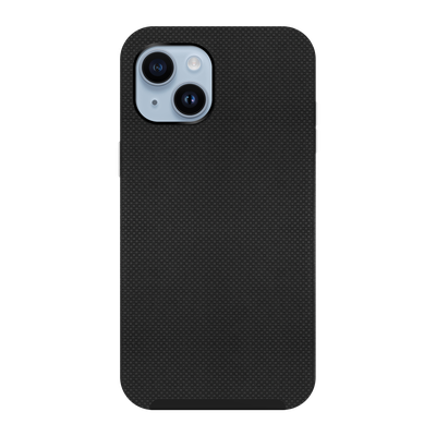 Cazy Rugged Texture TPU Hoesje - Telefoonhoesje geschikt voor iPhone 14 - Zwart