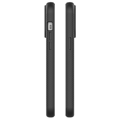 Cazy 360 Defense hoesje geschikt voor iPhone 15 Pro - met ingebouwde screenprotector - Zwart