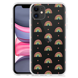 Hoesje geschikt voor iPhone 11 - Regenboog Patroon