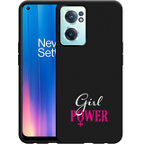 Hoesje Zwart geschikt voor OnePlus Nord CE2 - Girl Power