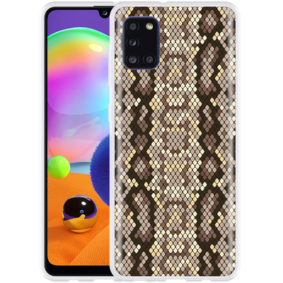 Cazy Hoesje geschikt voor Samsung Galaxy A31 - Snakeskin Pattern