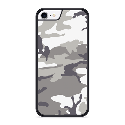 Cazy Hardcase hoesje geschikt voor iPhone 8 - Camouflage Grey