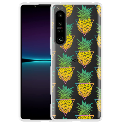Cazy Hoesje geschikt voor Sony Xperia 1 IV - Pineapple