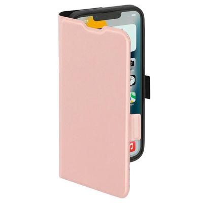Hama Booklet Single 2.0 Cover Hoesje geschikt voor Apple iPhone 13 Pro - Pasvakjes - Magnetische sluiting - Standfunctie - Perfecte Pasvorm - Roze