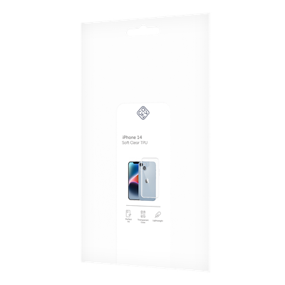 Cazy Soft TPU Hoesje geschikt voor iPhone 14 - Transparant