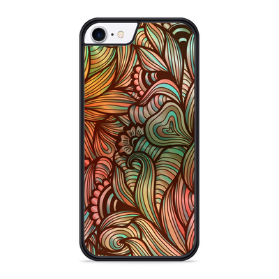 Cazy Hardcase hoesje geschikt voor iPhone 8 - Abstract Colorful