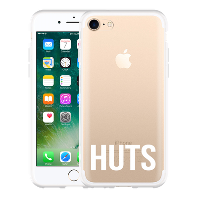 Cazy Hoesje geschikt voor iPhone 7 - Huts wit